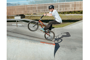 BMX bicycle rider performing Manual, an Arts & Entertainment Photo by Fascinadora