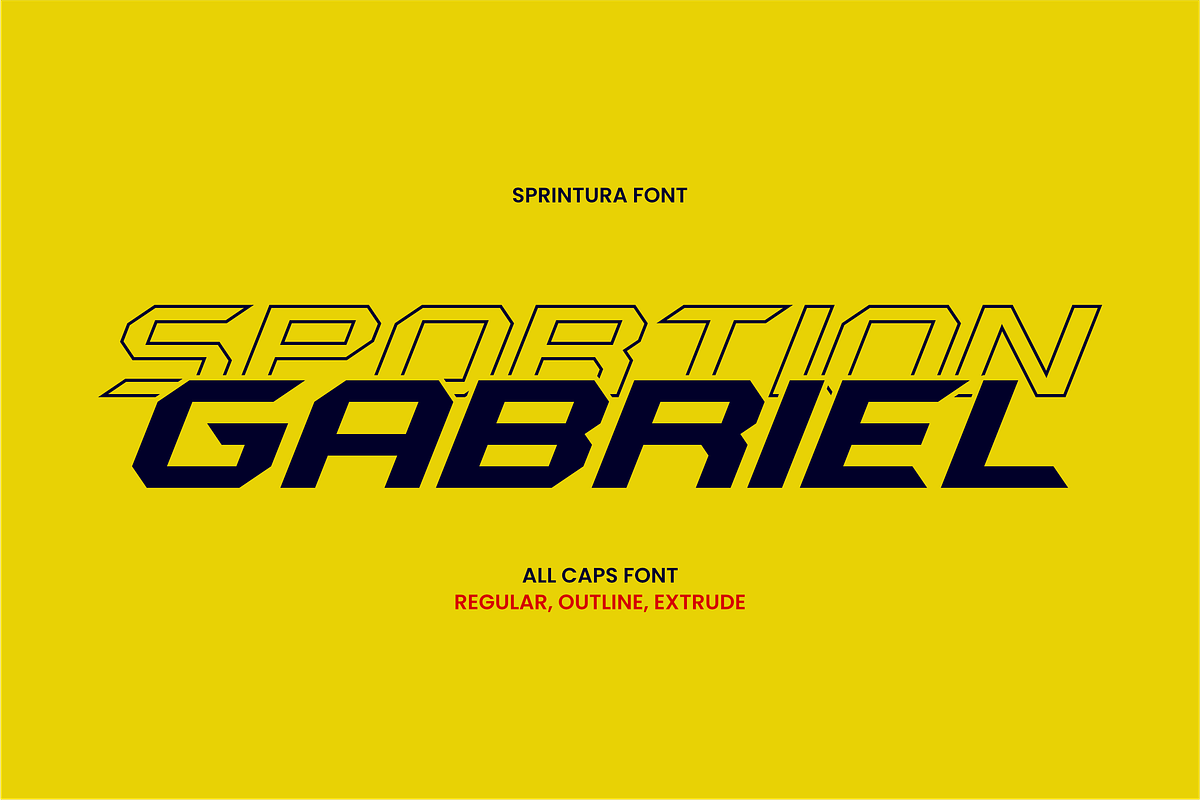 Sprintura, a Sans Serif Font by ahweproject (Photo 3 of 13)