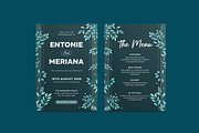 Elegance Wedding Invitation Template, an Invitation Template by iDoodle Studio (Thumbnail 1 of 4)
