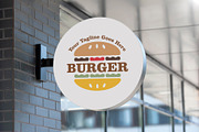 Modern Burger Logo Template, a Branding & Logo Template by YUDesignStore (Thumbnail 2 of 7)