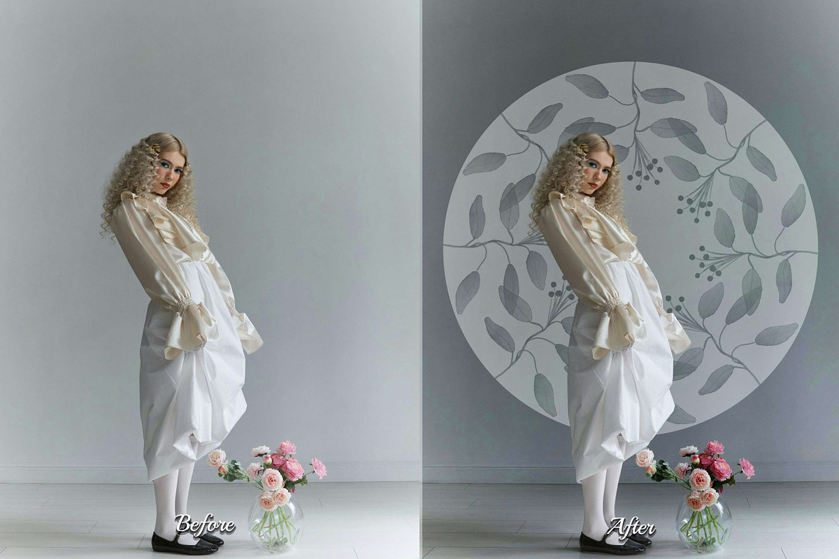 50 Flower Hoop Snoot Overlays, a Background Graphic by 3Motional (Photo 3 of 16)