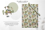Potted Plant Pattern. Green home., a Pattern Graphic by ma_i_vi (Thumbnail 9 of 13)