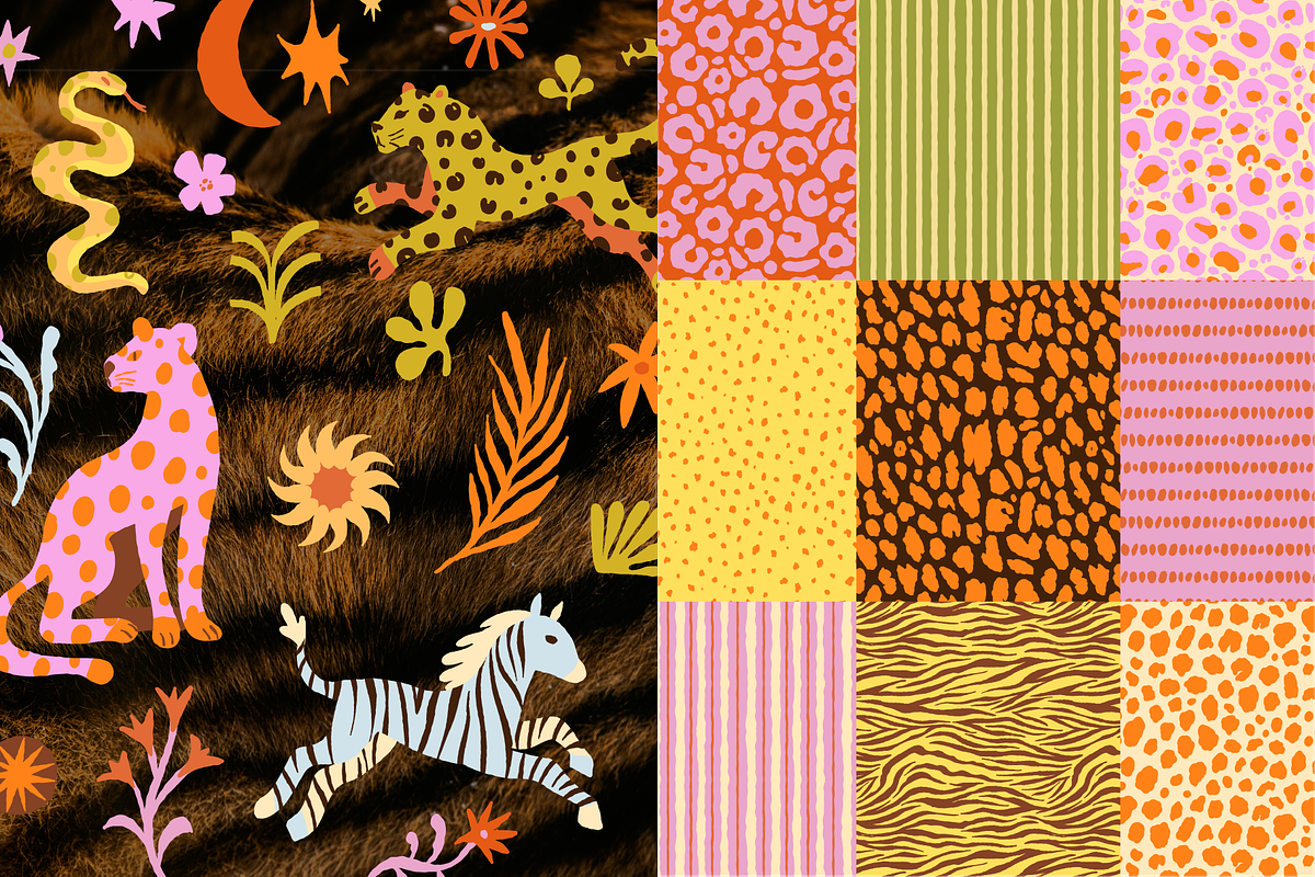 Animal skin patterns & illustrations, a Pattern Graphic by venimo (Photo 5 of 13)