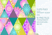 Flower Mandala set, a Decorative Illustration by JaneLane (Thumbnail 5 of 5)