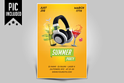 Summer Party Flyer, a Flyer Template by Jaisivakumar (Thumbnail 1 of 3)