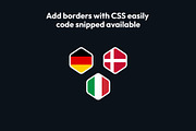 Euro 2024 - Football Icon Flags, a Solid Icon by bvcreates (Thumbnail 7 of 7)