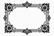 Elegant Floral Border Vector Design,, an Illustration by Amazin_art (Thumbnail 9 of 26)