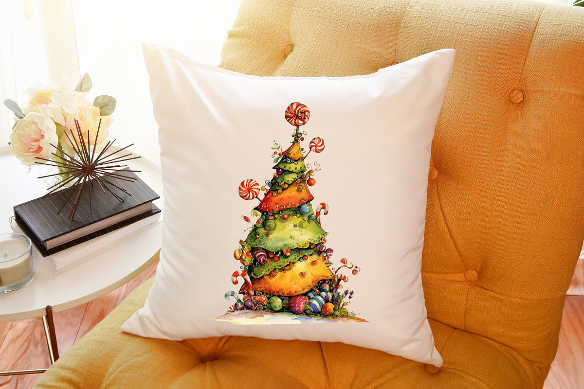 Watercolor Quirky Christmas Bundle C, an Illustration by Sublimation Artist (Photo 6 of 6)