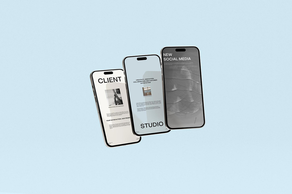 Carly iPhone Mockup Collection, an iPhone Mockup by Mockup Line (Photo 3 of 9)