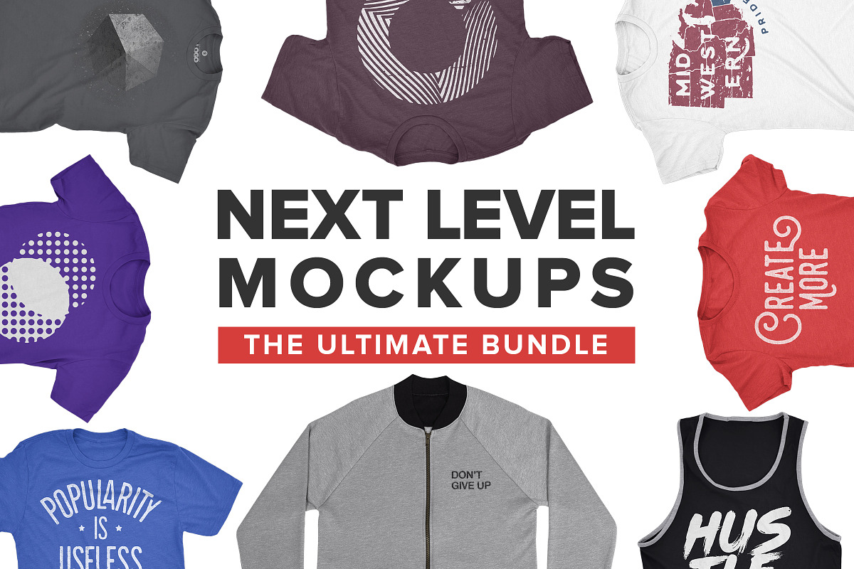 Next Level Mockups Apparel Bundle, a Hoody Mockup by Brent Galloway (Photo 1 of 6)