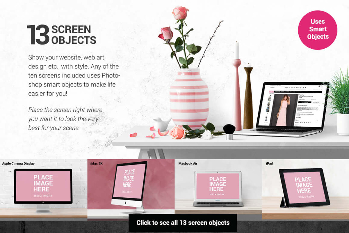 Feminine Scene Creator, a Product Mockup by Canvy (formerly Place.to) (Photo 3 of 4)