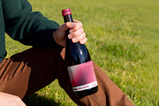 Wine Bottle Mockup, a Packaging Mockup by Design Squad (Thumbnail 4 of 4)