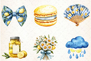 Lemon Clipart Summer Fashion Cottage, an Illustration by Libby Wishes (Thumbnail 5 of 9)