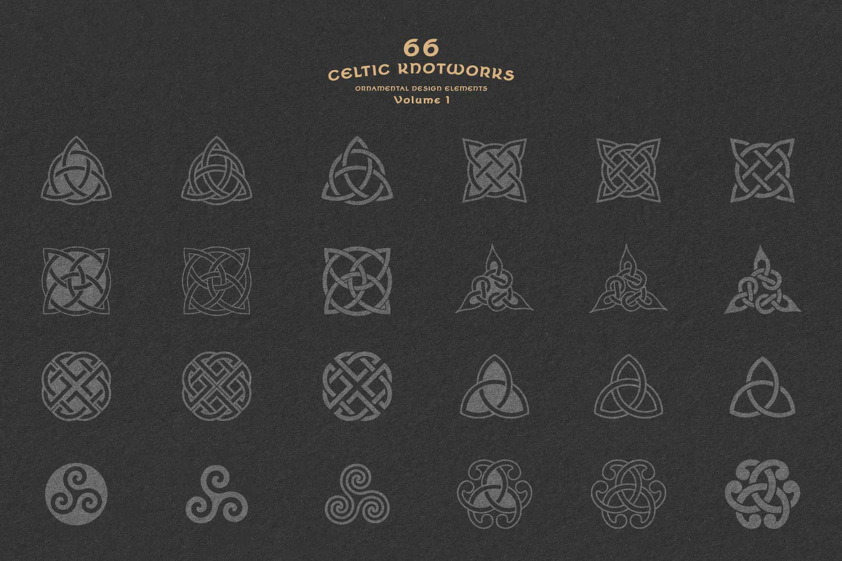 Celtic Knots & Ornaments Bundle 1, a Decorative Illustration by Seaquint (Photo 2 of 8)