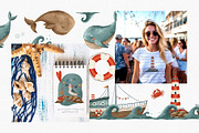 Nautical hand drawn clip art, an Illustration by ARTerria (Thumbnail 6 of 17)