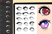 460 Procreate Chibi Stamp Brushes, a Brush Add-On by DrawingStoryShop (Thumbnail 5 of 9)