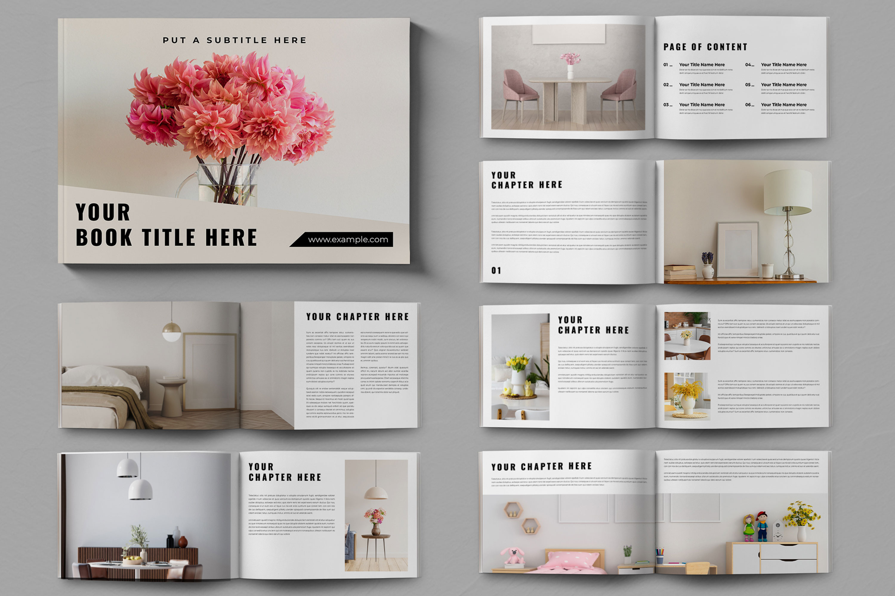Book Template Layout