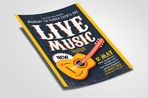 Live Music Concert Flyer Template