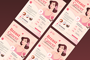 Breast Cancer Day Charity Flyer, a Flyer Template by SquidPixey (Thumbnail 6 of 6)