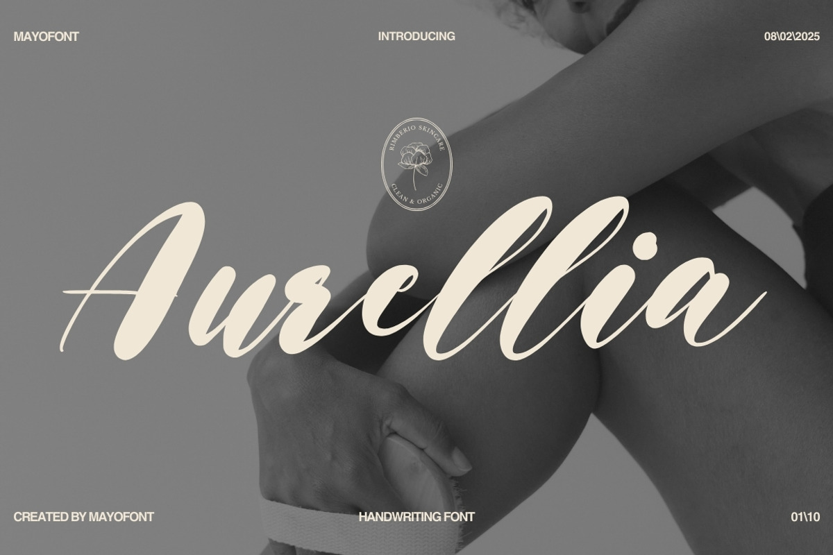 Aurellia Handwritten Font, a Handwritten Font by Mayofont (Photo 1 of 10)