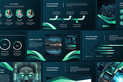 Futuristic Green Powerpoint Template, a Presentation Template by SKY CREATION (Thumbnail 5 of 6)