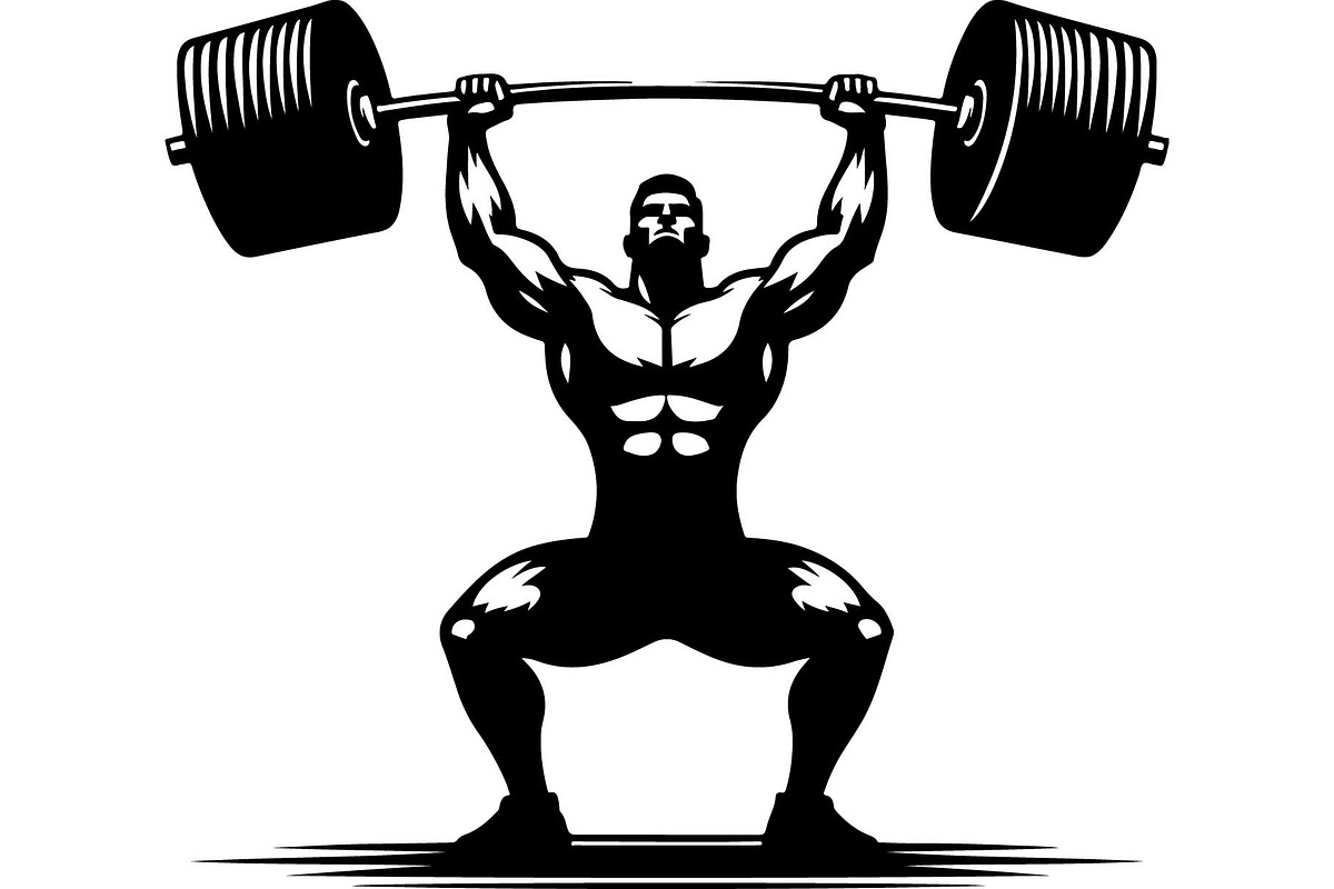 Vintage Strongman Weightlifting Bund, an Object Graphic by jahid234 (Photo 13 of 13)