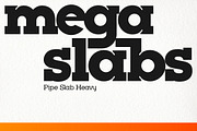 Pipe Slab - Slab Serif Typeface, a Font by Lateral Design (Thumbnail 4 of 15)