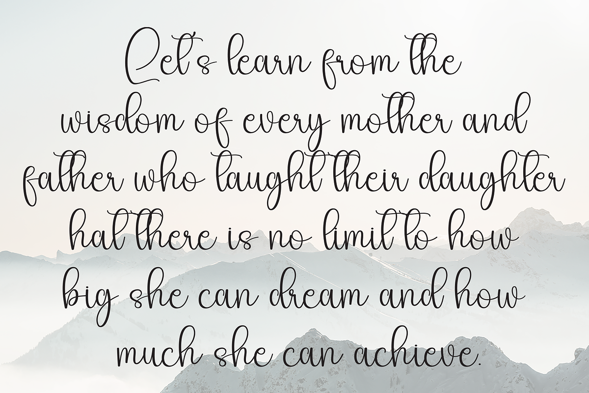 Darling Happy | Script Font, a Handwritten Font by Scratchones (Photo 6 of 9)
