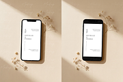 Minimalist Phone Mockup Dry Flowers, a Product Mockup by TatiMockup (Thumbnail 3 of 3)