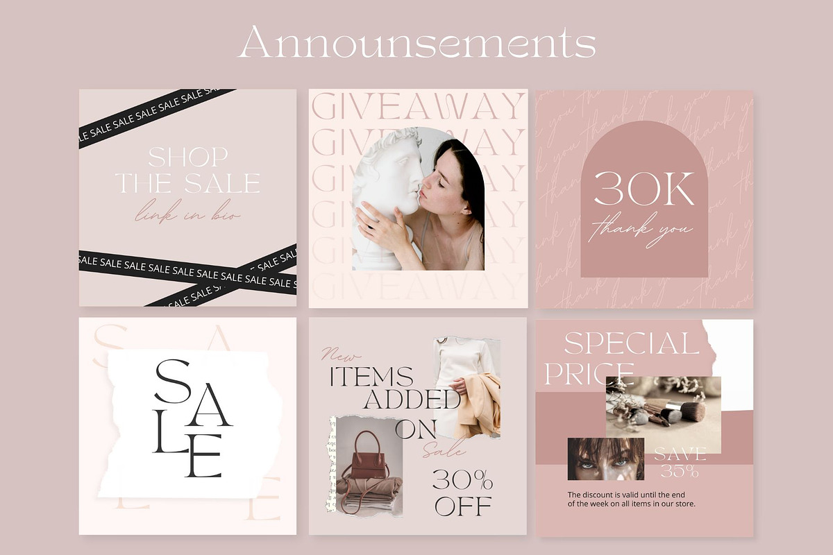 Instagram Creator Canva templates, a Social Media Template by DesignKora (Photo 4 of 19)