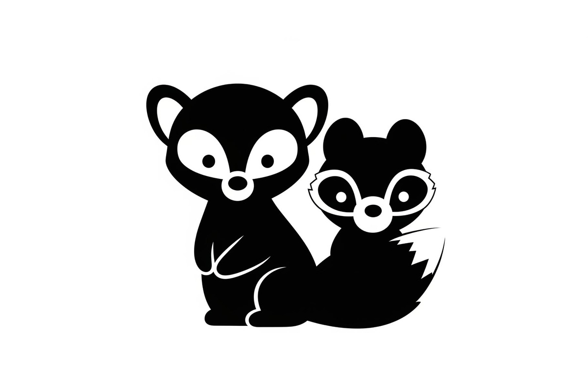 Cute Forest Animal Silhouette Bundle, an Illustration by Creativeshirt (Photo 18 of 54)