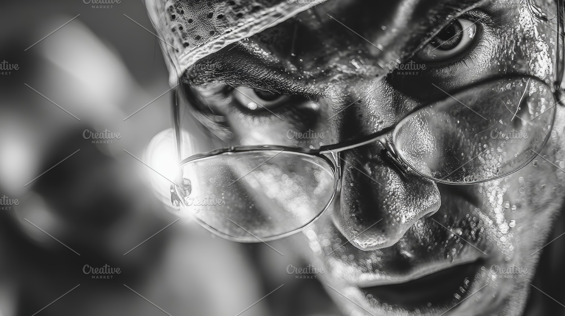 Closeup of a surgeon in dramatic lighting during an intense medical procedure, a Health & Medical Photo by AS photostudio