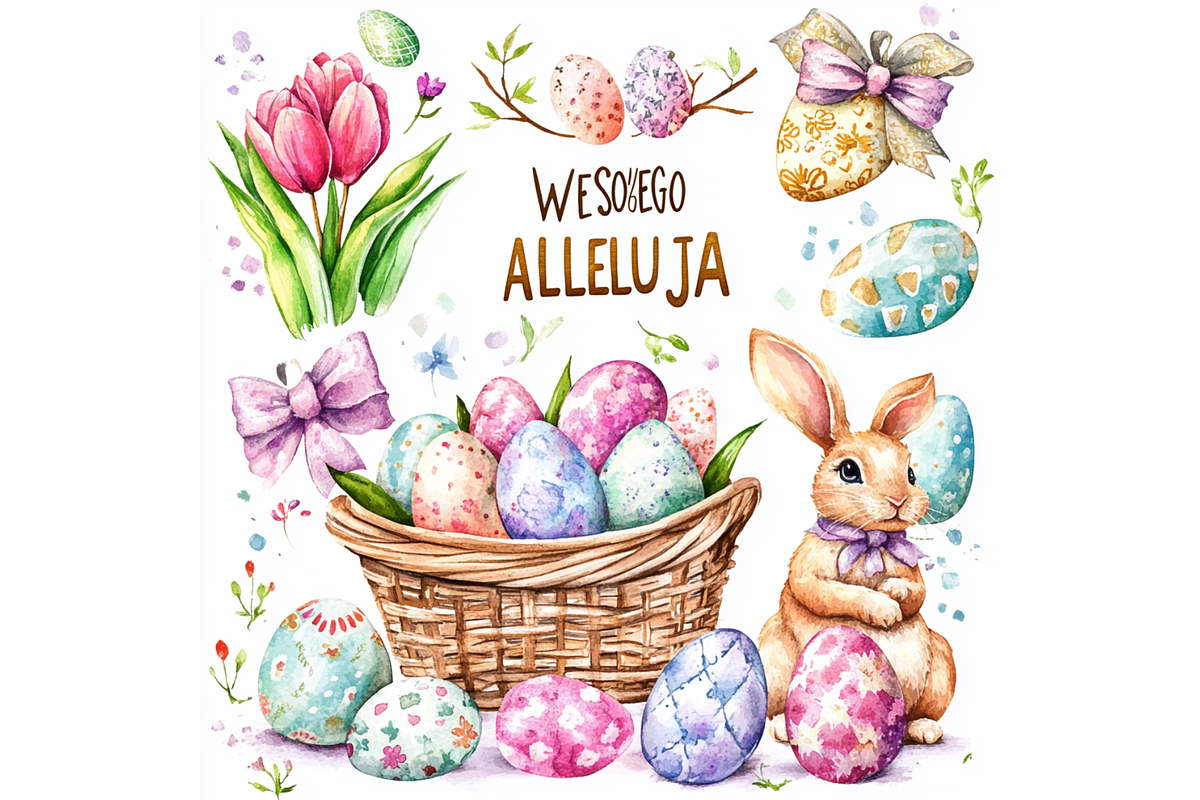 Prompt Pastel Color Easter Clipart, a Seasonal Illustration by Creative design (Photo 7 of 7)