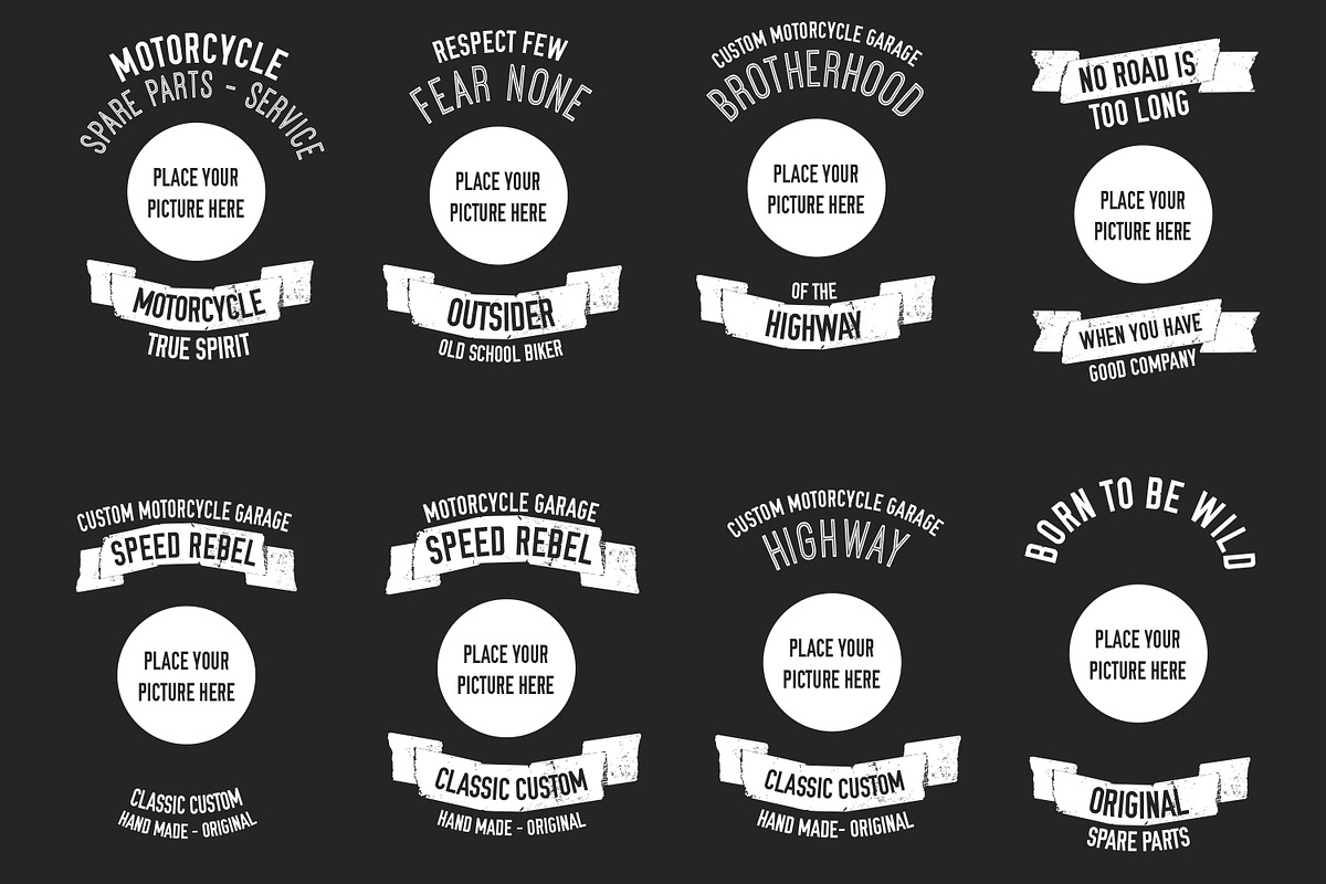 Animal motorcycle emblem logo, a Branding & Logo Template by Art Loft (Photo 5 of 5)