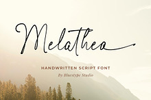 Melathea - Handwritten Script Fonts
