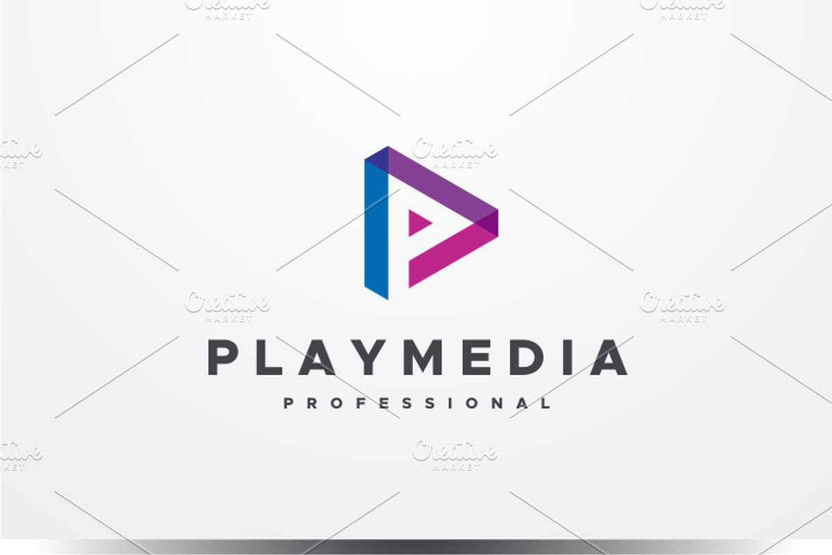 Play Media - Letter P Logo, a Branding & Logo Template by yopie (Photo 1 of 3)