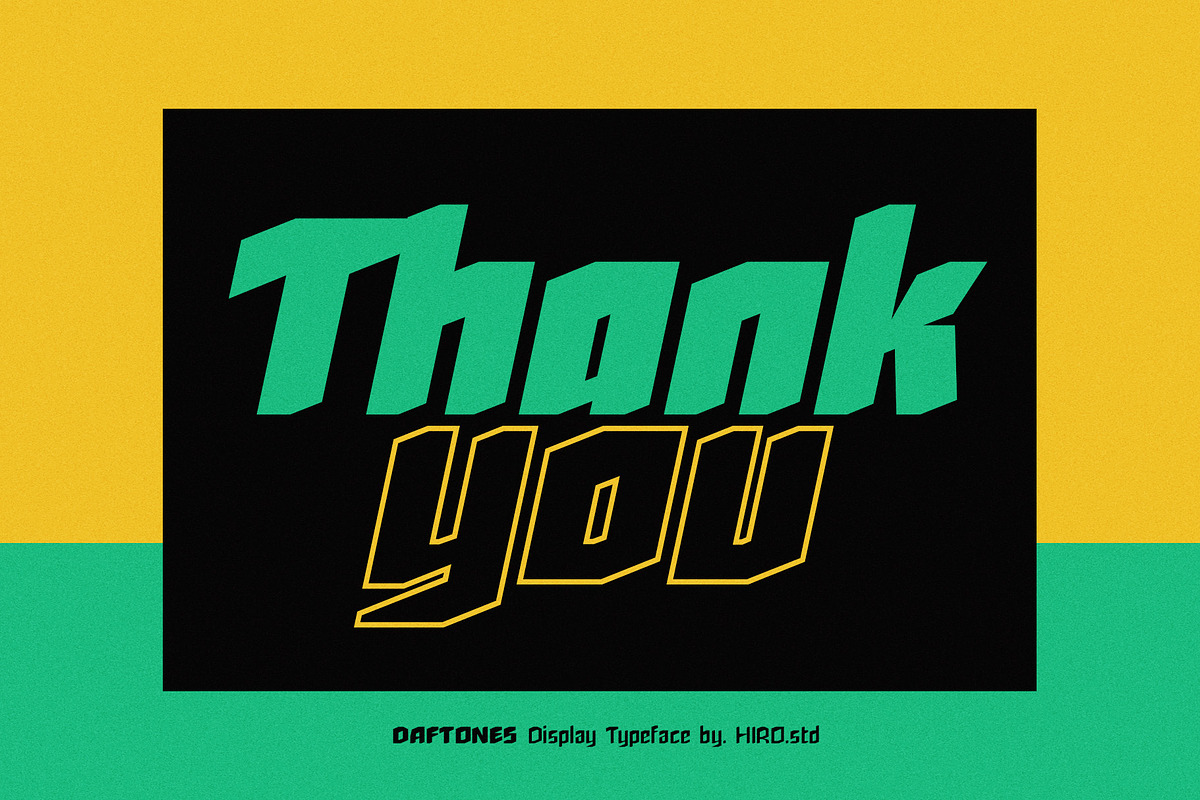 Daftones - Display Typeface, a Sans Serif Font by HIRO.std (Photo 10 of 10)