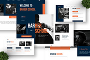Barber School - Barbershop PPT, a Presentation Template by Deepslide Studio (Thumbnail 4 of 4)