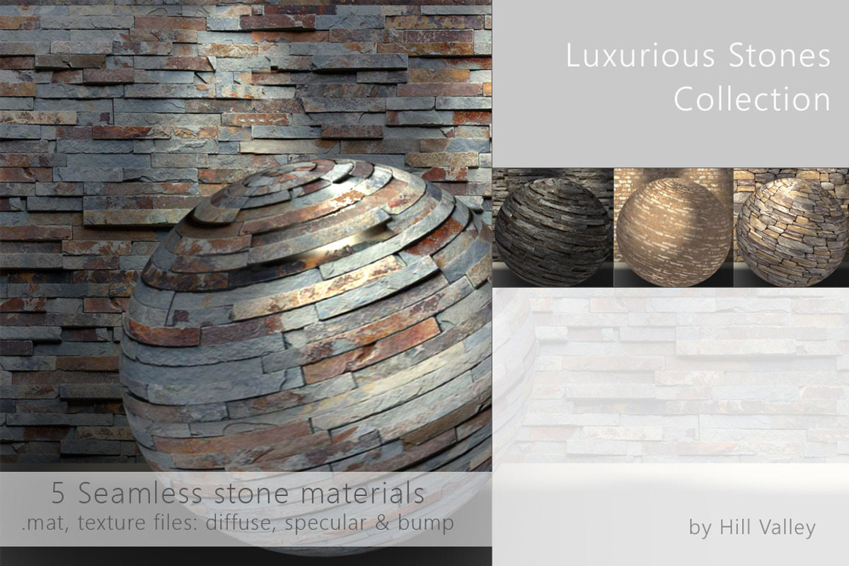 Luxurious seamless Stones, a Textures & Material 3D Model by DutchDigitalDesign (Photo 1 of 3)