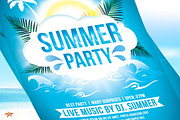 Summer Party Flyer Template v2, a Flyer Template by Briell Design (Thumbnail 2 of 3)