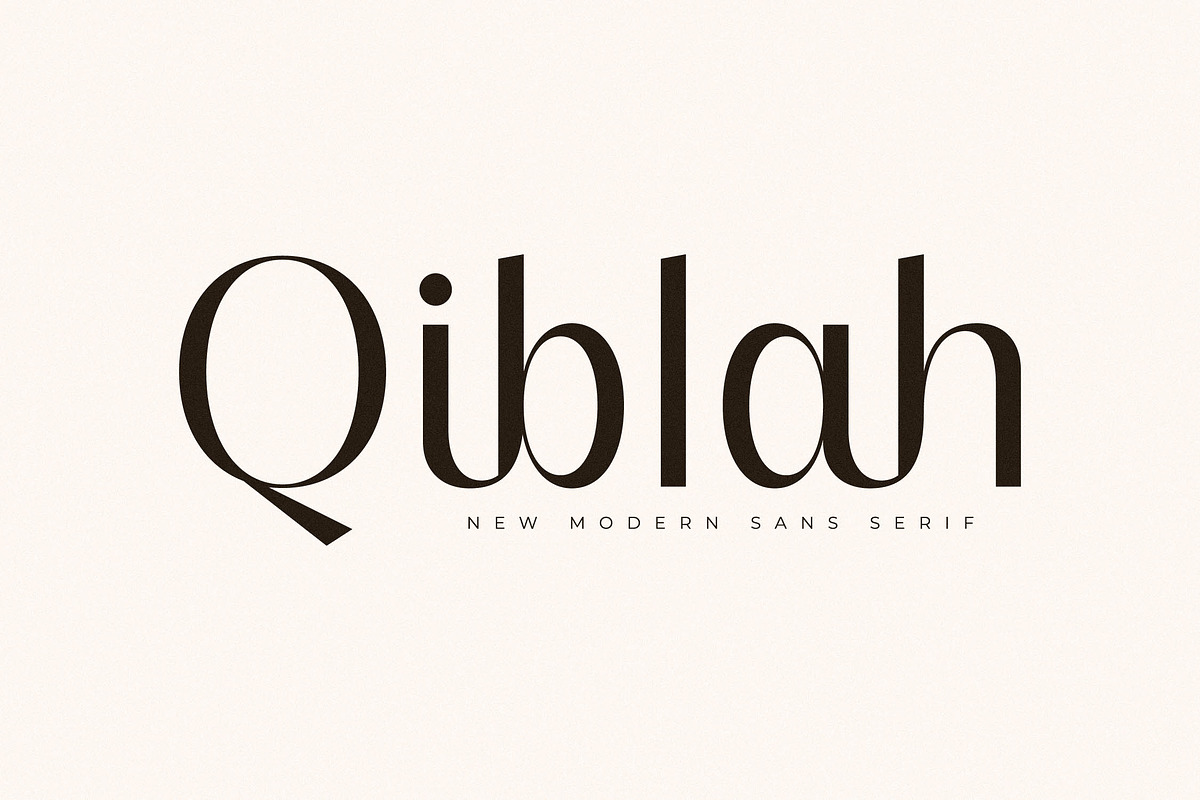 Qiblah New Modern Sans Serif, a Sans Serif Font by Storytype Studio (Photo 1 of 15)