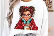 Quirky Girl New Year 2026 Clipart, an Illustration by SinaCreation (Thumbnail 6 of 11)