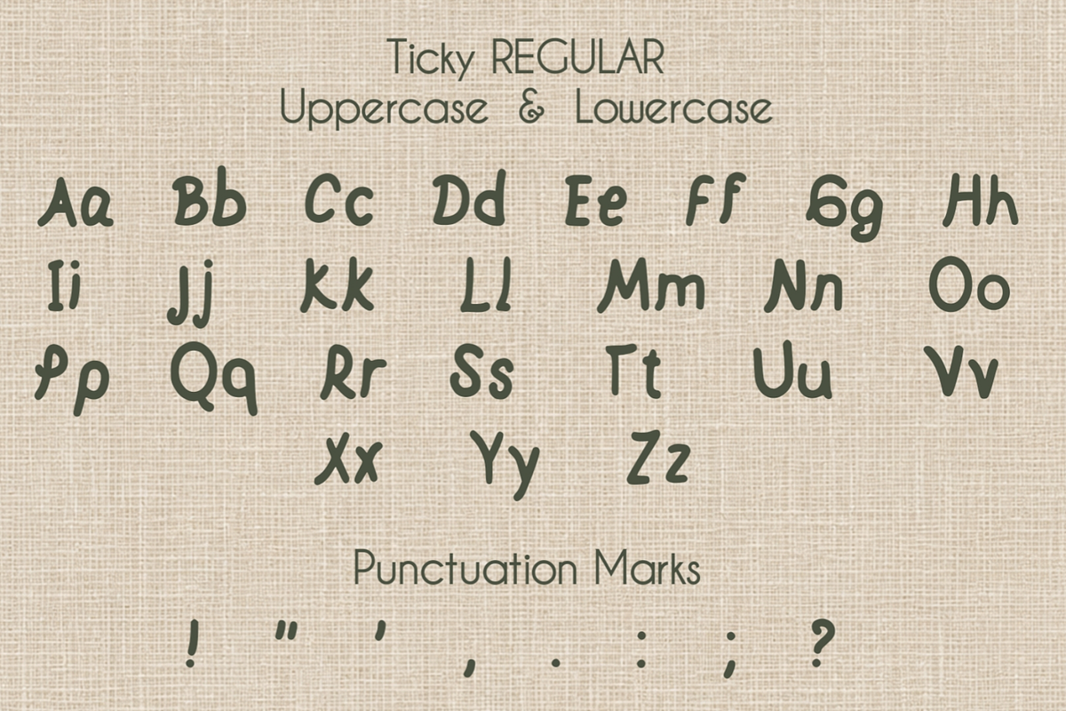 Handwriting Regular Font Bundles, a Handwritten Font by SaStudio (Photo 4 of 11)