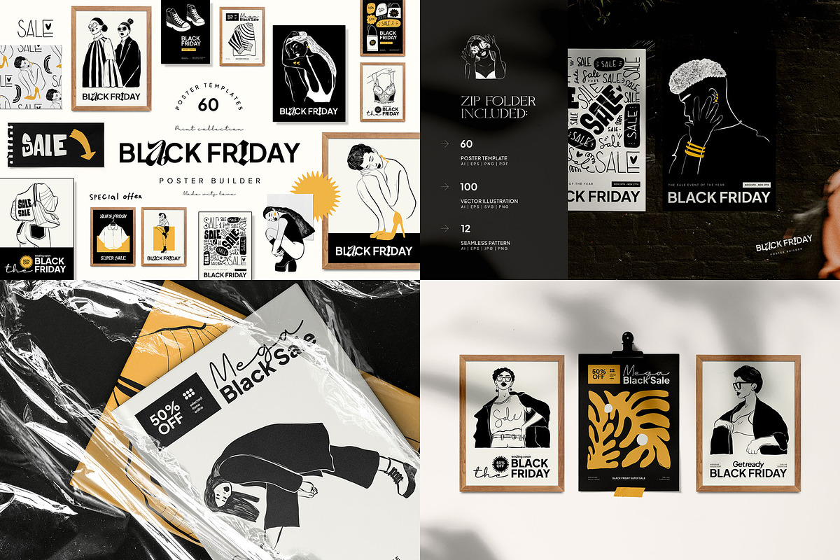 Mega Poster Bundle | 52 in 1, an Object Graphic by KetteCreate (Photo 30 of 53)