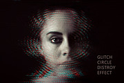 Glitch Circle Destroy Effect, an Action Add-On by liptouse (Thumbnail 1 of 9)