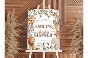 Wild One Safari Baby Shower Bundle, a Templates & Theme by VeliusCreativeStudio (Thumbnail 8 of 9)