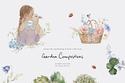 RUSTIC REVERIE Watercolor Garden, a Decorative Illustration by Muse Artist (Thumbnail 12 of 20)