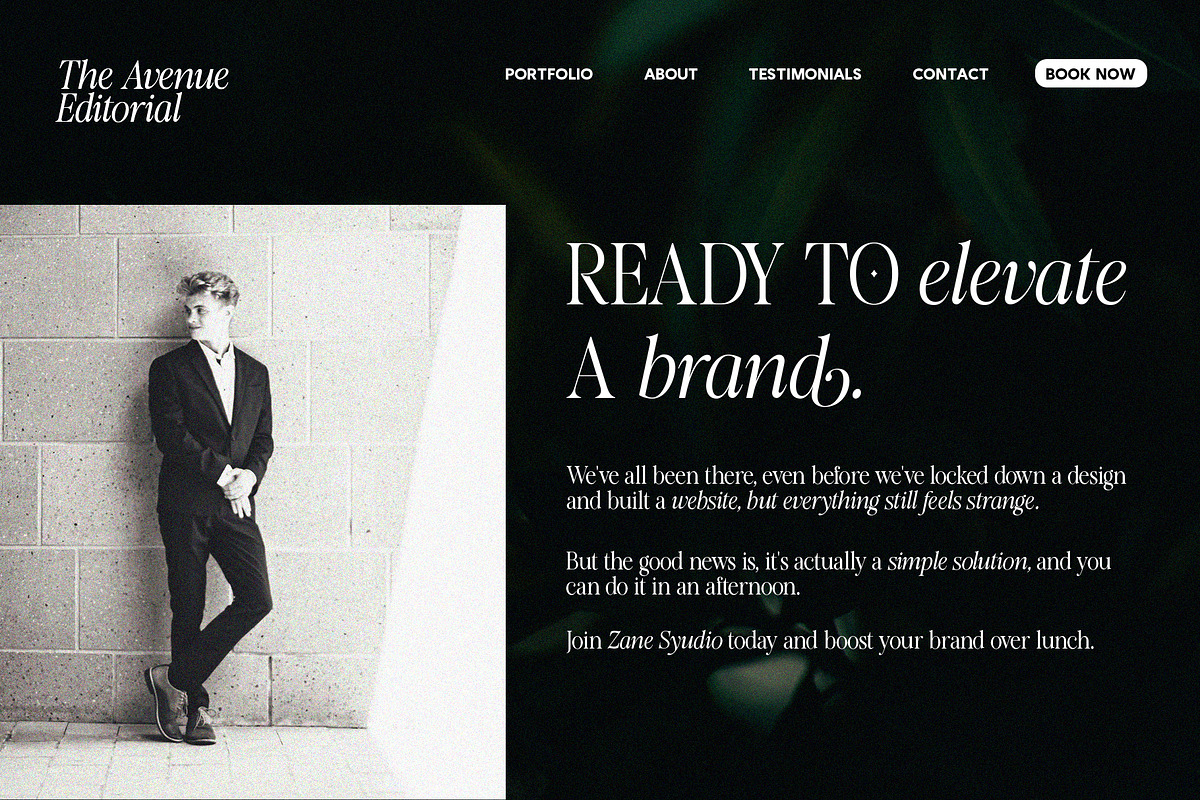 The Avenue Editorial, a Serif Font by Zane Studio (Photo 8 of 19)