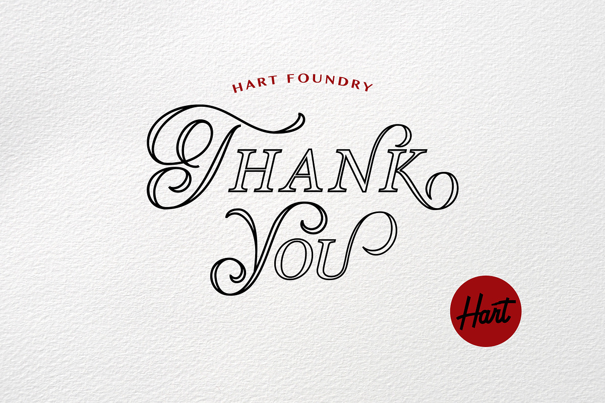 Matteson Fonts, a Font by Hart Foundry™ (Photo 11 of 11)