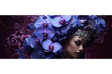 Orchid flower queen in purple and, a Beauty & Fashion Photo by Neirfy